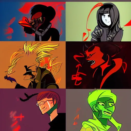 Prompt: Demon Days, Digital Art, Trending on Art Station