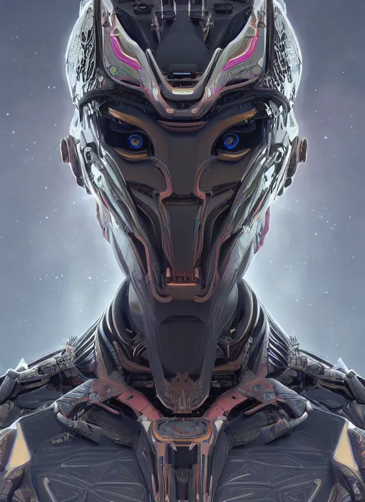 Image similar to symmetry!! portrait of robotic alien in the style of horizon zero dawn, machine face, intricate, elegant, highly detailed, digital painting, artstation, concept art, smooth, sharp focus, illustration, art by artgerm and greg rutkowski and alphonse mucha, 8 k