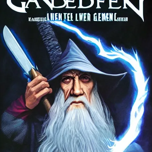 Prompt: comic book cover for'gandalf becomes a twitch streamer ', art by alex ross