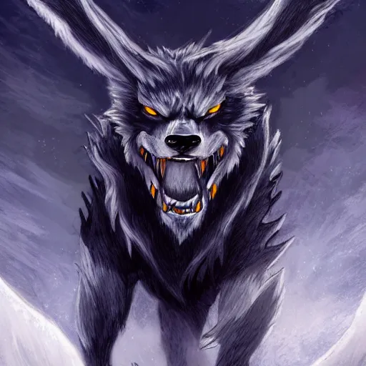 Prompt: fenrir