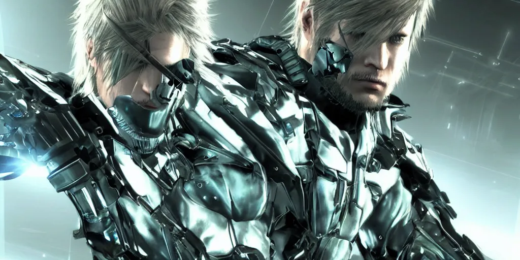 raiden from metal gear rising : revengeance,, Stable Diffusion