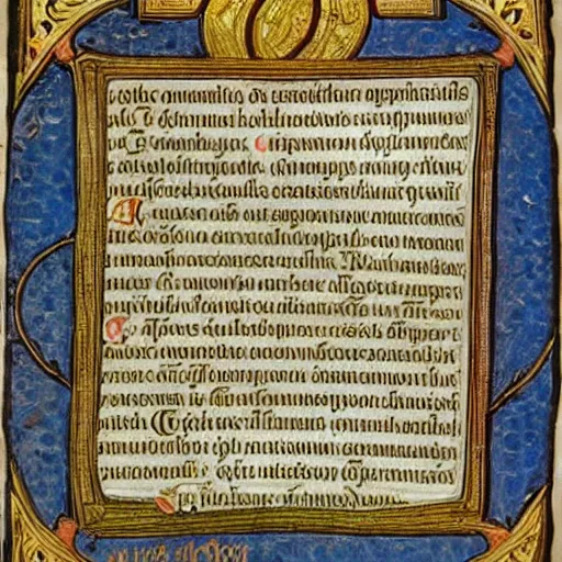 Prompt: an elaborate illuminated manuscript with secret arcane knowledge