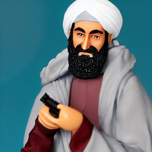 Image similar to Osama Bin Laden action figure