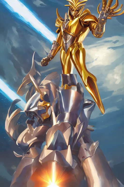 Image similar to 3 d 2 0 2 2 knights of the zodiac saint seiya battle for sanctuary hero suit armor comics mask minimalist, behance hd by jesper ejsing, by rhads, makoto shinkai and lois van baarle, ilya kuvshinov, rossdraws global illumination