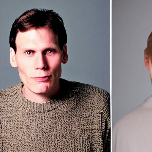 Image similar to A photograph of middle-aged Jerma985 in his fourties with short hair who looks like Jerma985 wearing a sweater in the 2010s, Jerma985, looks like Jerma985, taken in the late 2010s, taken on a 2010s Camera, realistic, hyperrealistic, very realistic, highly detailed, very detailed, extremely detailed, detailed, digital art, trending on artstation, headshot and bodyshot, detailed face, very detailed face