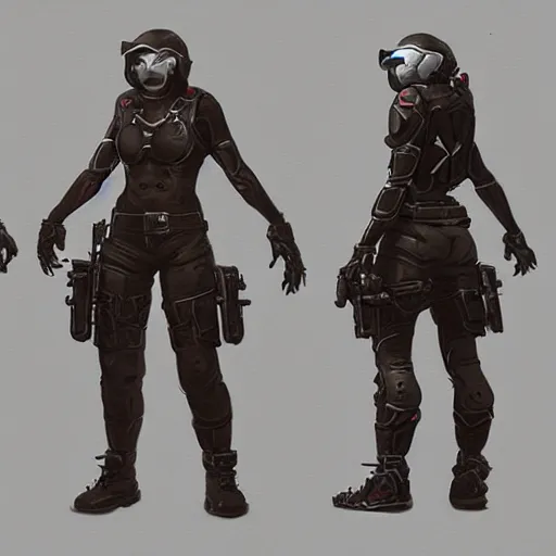 Prompt: character design by senior concept artist for a stylized first person shooter, artstation trending, detailed, realistic, photograph