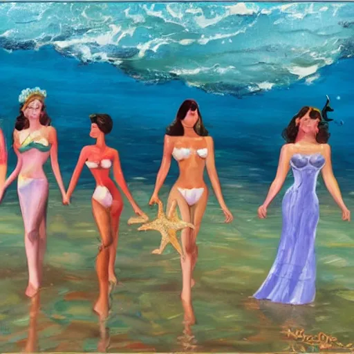 Prompt: ladies of the sea