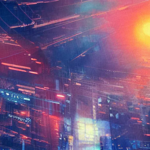 Image similar to DataUnion Protocol - TOGETHER is more, a network of DataNFTs, Value Share Contracts and the TOGETHER token, data collaborations for a positive future, hyperrealistic, 8K, epic, trending on artstation, ultra detailed, beautiful lighting, cyberpunk, close up, digital painting, cinematic, HDR, in the style of monet. masterpiece.