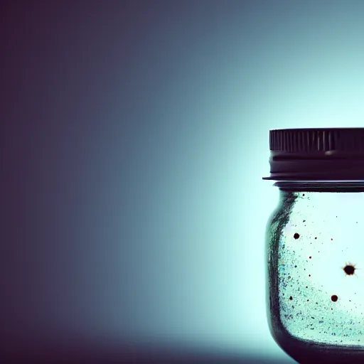 Prompt: A universe in a jar, dark background, photorealistic, 8k,