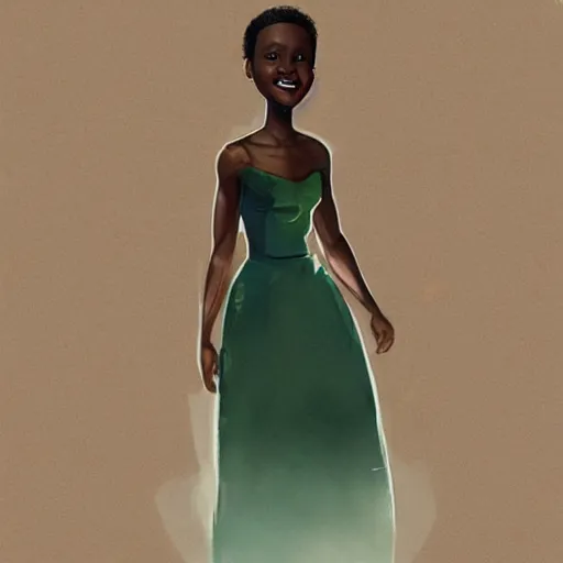 Prompt: lupita nyongo as a character by jk rowling, concept art