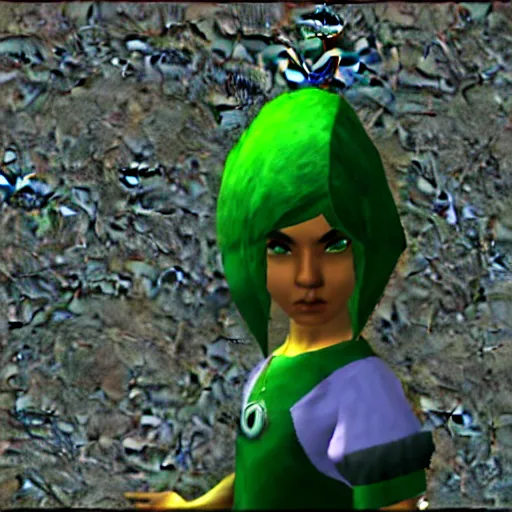 Image similar to saria from ocarina of time in gta 4 loading screen