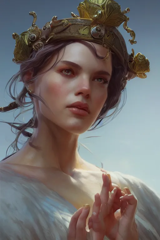 Image similar to goddess of the sweet land, highly detailed, digital painting, artstation, concept art, smooth, sharp focus, illustration, unreal engine 5, 8 k, art by artgerm and greg rutkowski and edgar maxence