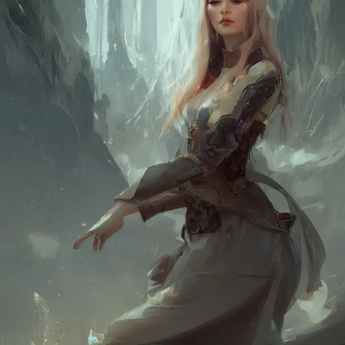 Prompt: elvish princess, nuclear fusion, futurism, celebrity, beauty, hd, concept art, art station, digital art, by wlop, by greg rutkowski