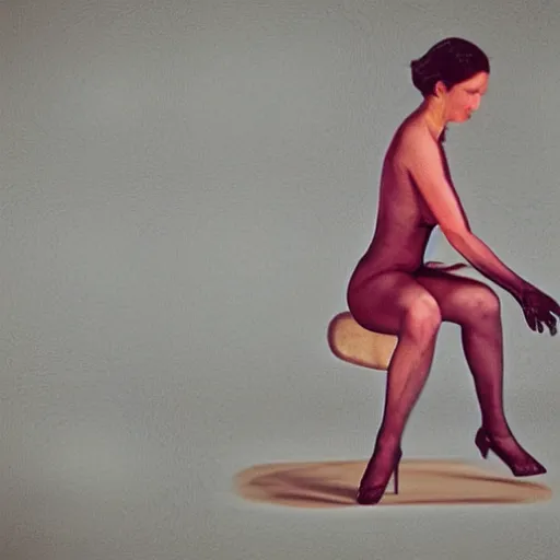 Image similar to woman with twenty five legs