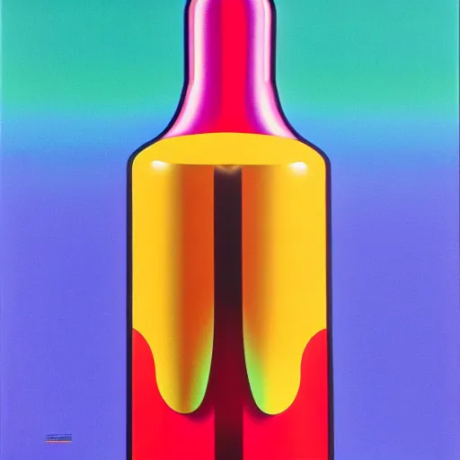 Prompt: sauce bottle by shusei nagaoka, kaws, david rudnick, airbrush on canvas, pastell colours, cell shaded, 8 k