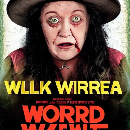 Prompt: photo of a movie poster for the ugliest woman in the world