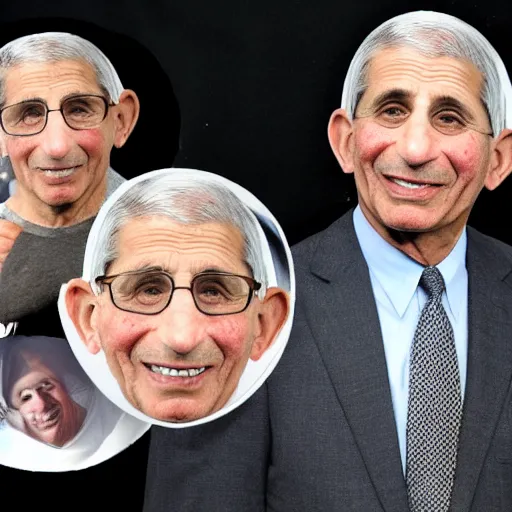 Prompt: a photo of Anthony Fauci looking like dopey from Snow White and the seven dwarves