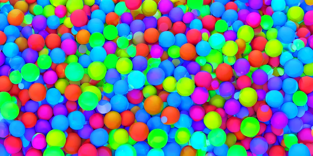 Prompt: random jewel colored transparent blobs floating in a 3d space. bright colors. photorealistic render.