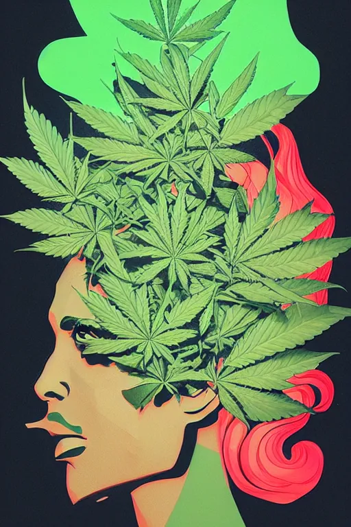 marijuana profile picture by sachin teng, miami, | Stable Diffusion