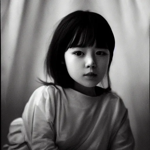 Image similar to a masterpiece portrait photo of a beautiful young girl who looks like a korean mary elizabeth winstead