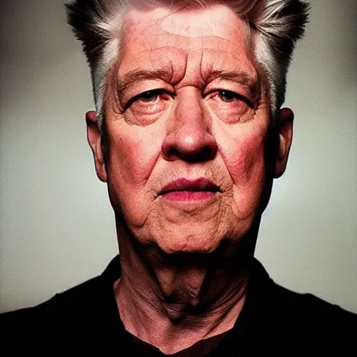 Image similar to “ promo photo of character from david lynch movie ”