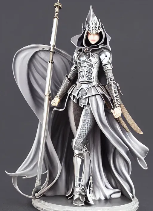 Image similar to 80mm, resin detailed model figure of Alchemy Imperial Princess knight gothic silver