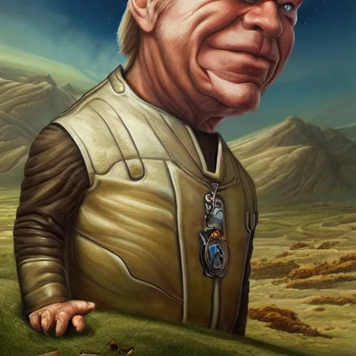 Prompt: Captain Kirk Funny cartoonish by Gediminas Pranckevicius H 704 and mort drucker Tomasz Alen Kopera, masterpiece, trending on artstation