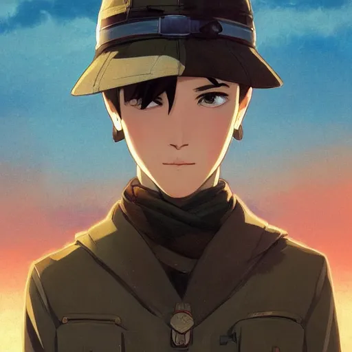 Kino's Journey (2003), fantasy, portrait, highly, Stable Diffusion
