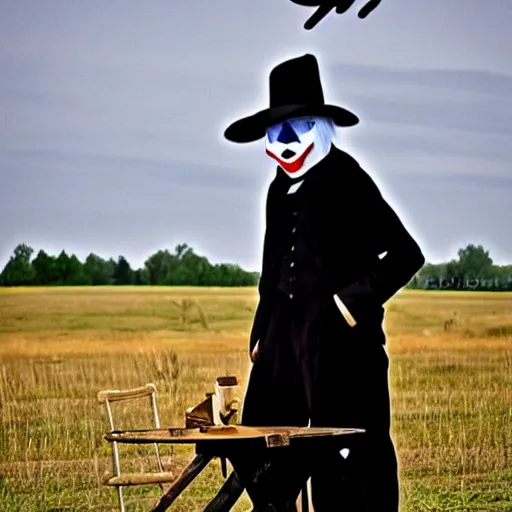 Image similar to amish joker