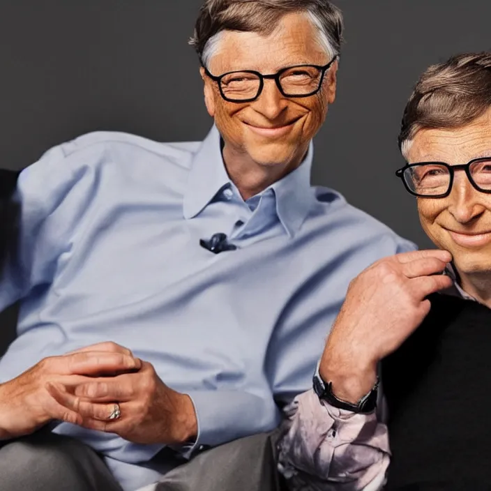 Prompt: bill gates holding rtx 3090 close to his cheek loving it