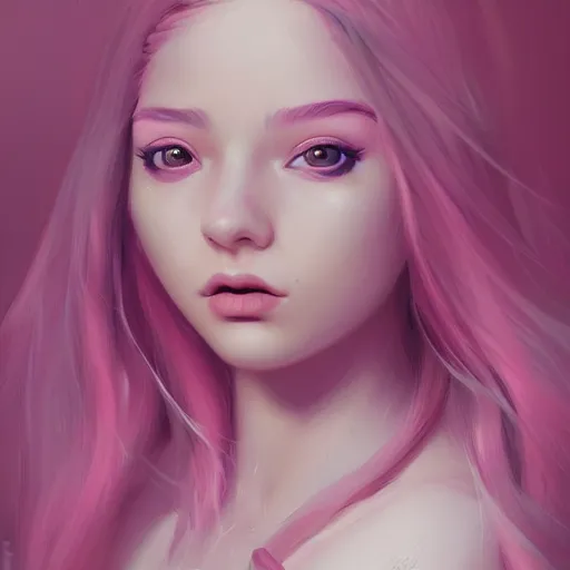 Image similar to teen girl, full body, pink hair, gorgeous, amazing, elegant, intricate, highly detailed, digital painting, artstation, concept art, sharp focus, illustration, art by Ross tran