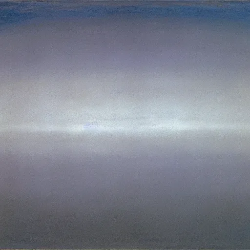 Image similar to the abstract painting'arctic void ', by caspar david friedrich, by rothko