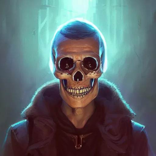 Prompt: highly detailed portrait skull 💎 gem, in gta v, stephen bliss, unreal engine, fantasy art by greg rutkowski, loish, rhads, ferdinand knab, makoto shinkai and lois van baarle, ilya kuvshinov, rossdraws, tom bagshaw, global illumination, radiant light, detailed and intricate environment