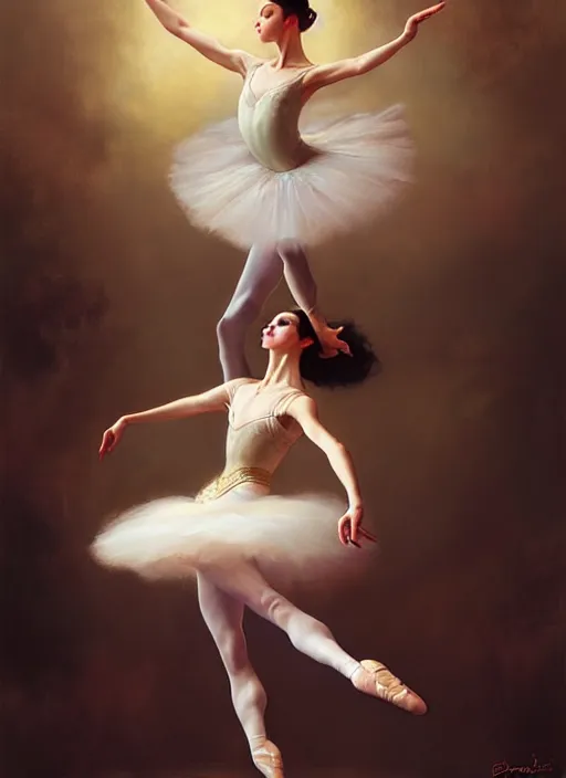 Image similar to prima ballerina by bayard wu, anna podedworna, gaston bussiere, greg rutkowski