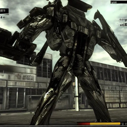 Prompt: AGM-114 Hellfire in Metal Gear Rising: Revengeance