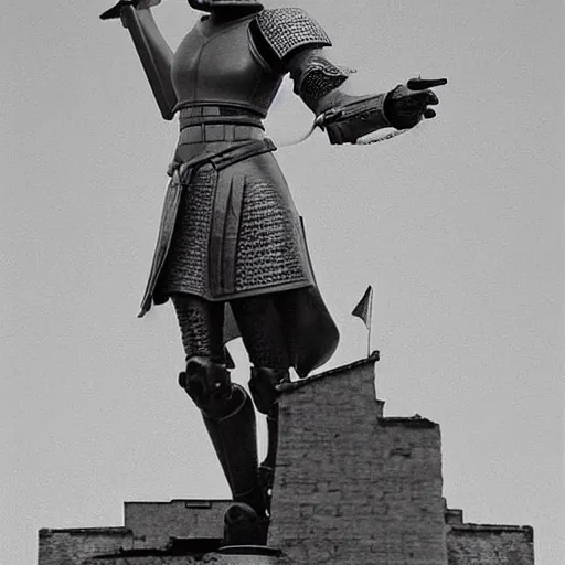 Image similar to action figure of jean d'arc advertising photograph, photographic, hyperreal, 3 5 mm