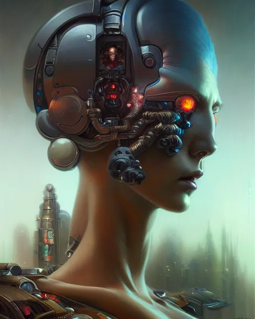 Image similar to human hand fantasy character portrait, ultra realistic, wide angle, intricate details, blade runner artifacts, highly detailed by peter mohrbacher, boris vallejo, hajime sorayama aaron horkey, gaston bussiere, craig mullins