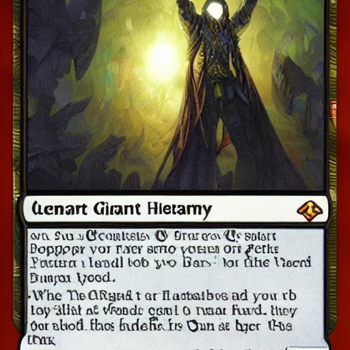 Image similar to hundred handed giant, magic the gathering card art