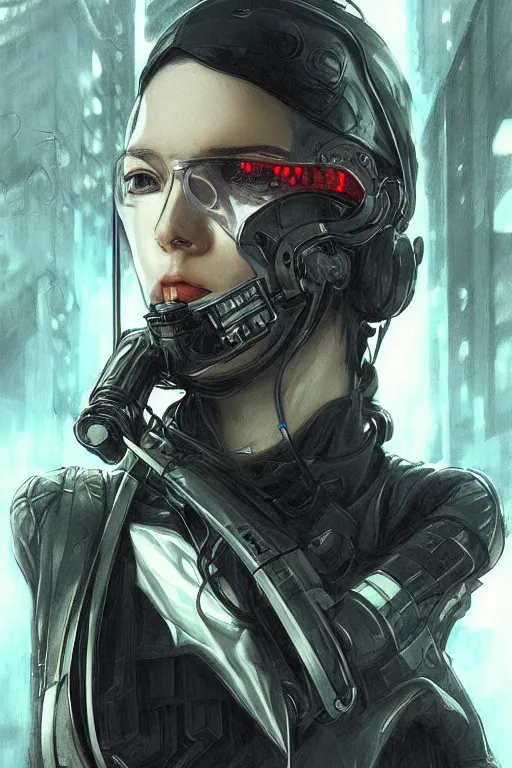 Prompt: ultrarealistic illustration cyberpunk cyberninja smoking a cigarette, cyberpunk, highly detailed, intricate, elegant, digital pencil painting, anime, cartoonish, sharp focus, character centred, illustration, art by artgerm and greg rutkowski and alphonse mucha,