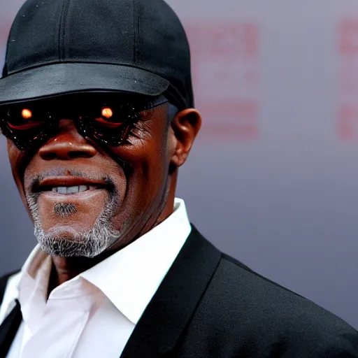 Prompt: Samuel L. Jackson plays Terminator