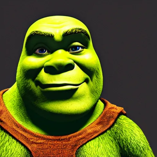 a studio photo of Shrek | Stable Diffusion