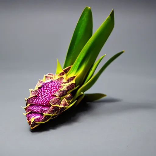 Image similar to a dragonfruit pangolin