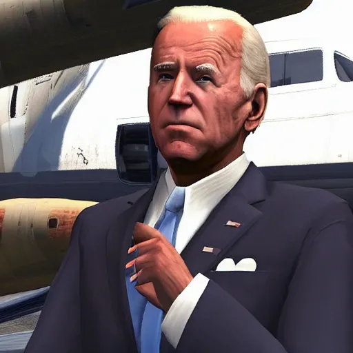 Prompt: joe biden in gtav