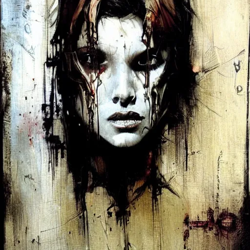 Prompt: art by christopher shy on wood