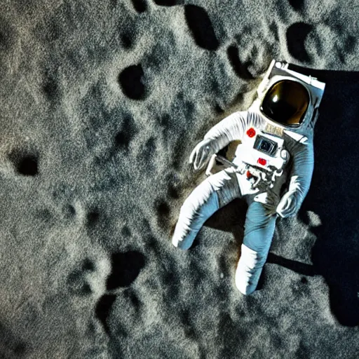 Image similar to an astronaut lounging in the beach, dramatic lighting, cinematic, extremly high detail, photorealistic, cinematic lighting, nasa footage