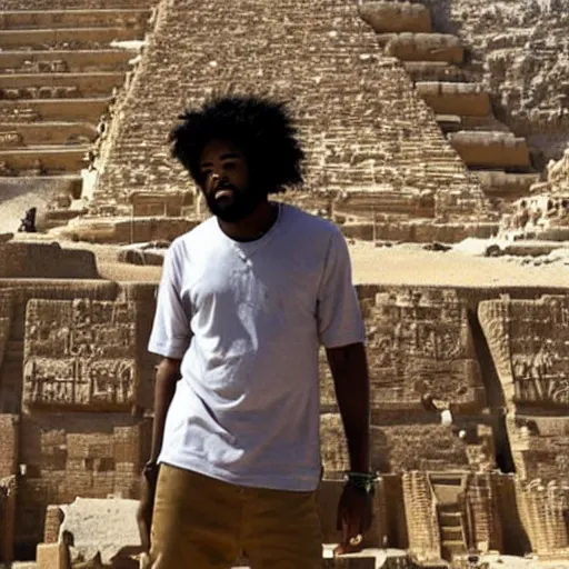 Image similar to Capital Steez Visiting the Great Pyramid of Ancient Egypt