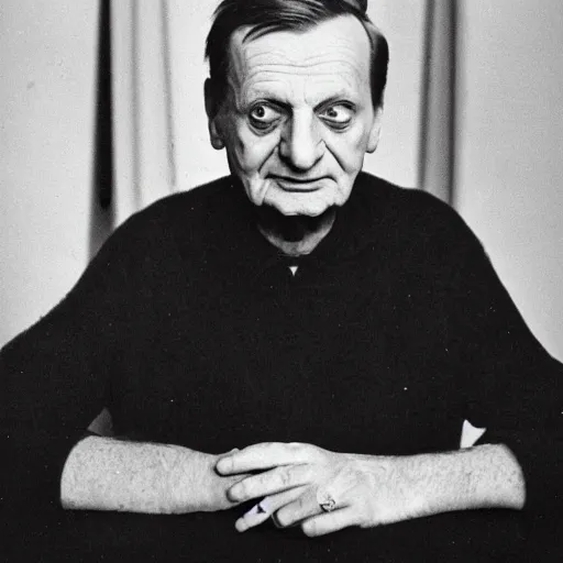 Prompt: A studio portrait of Olof Palme