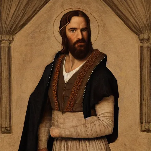 Image similar to rhett mclaughlin portrait in renaissance style