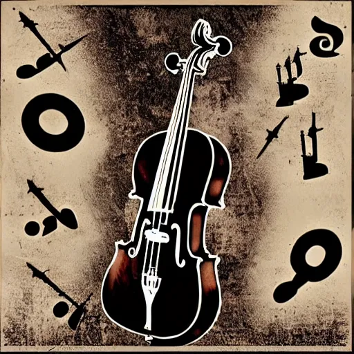 Prompt: impossible score to play for cello and atomic bomb