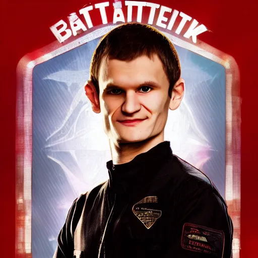 Prompt: portrait of vitalik buterin as starbuck from battlestar galactica